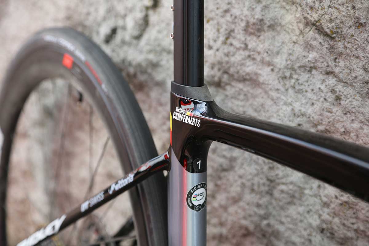 Monster chainring and aero gains: Victor Campenaerts' Paris-Roubaix Ridley