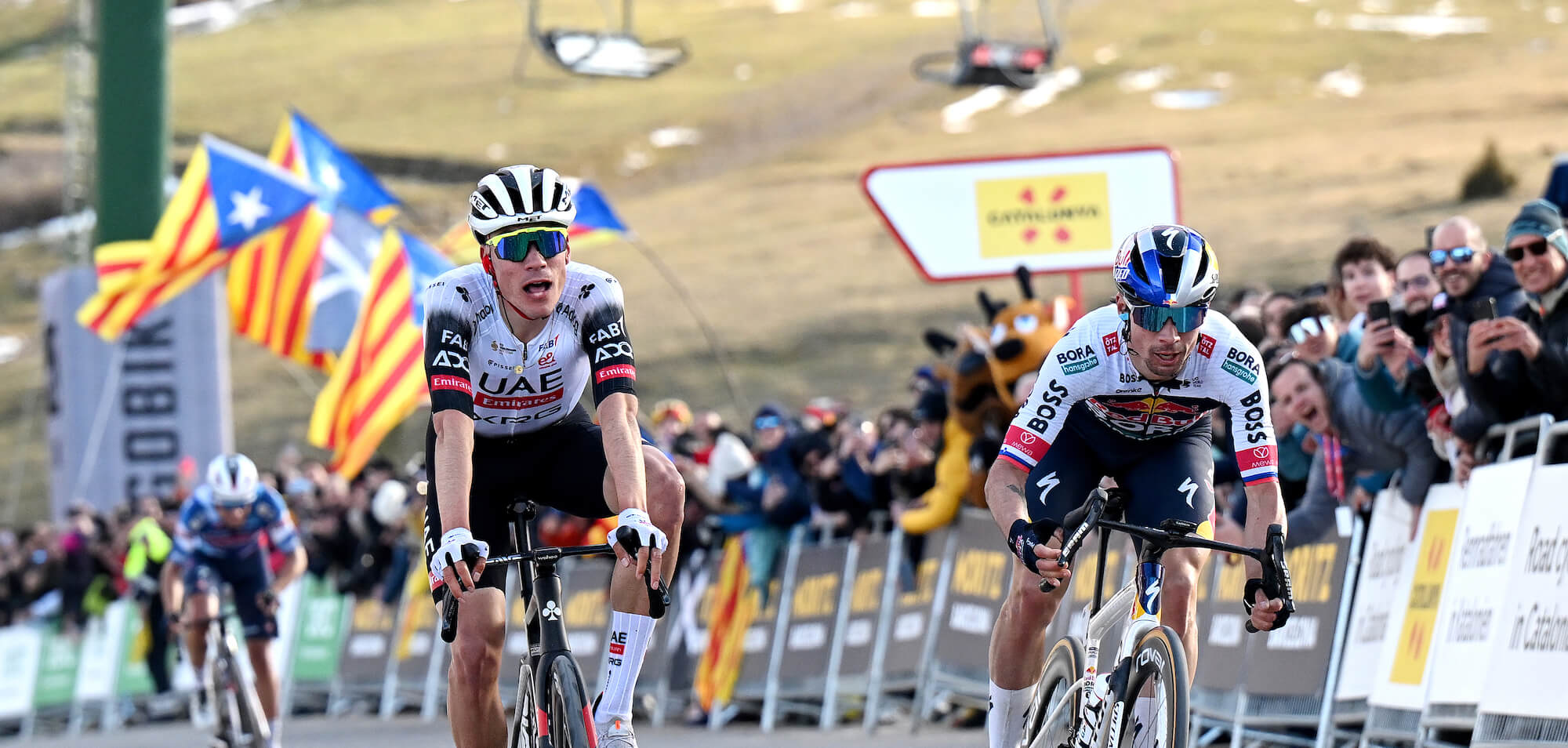 Juan Ayuso and Primoz Roglic