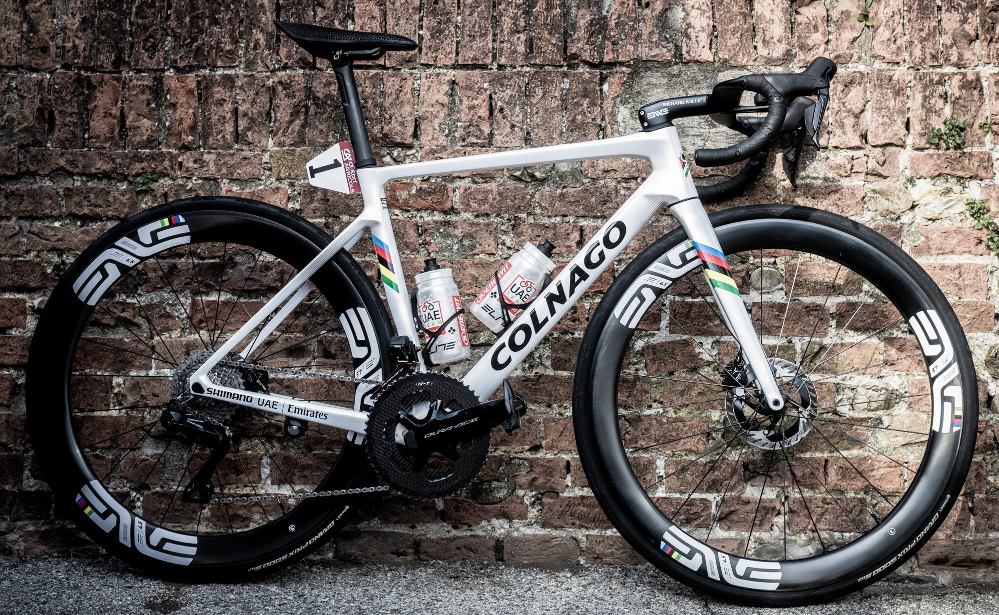 Tadej Pogacar's Strade Bianche-winning Colnago V4RS