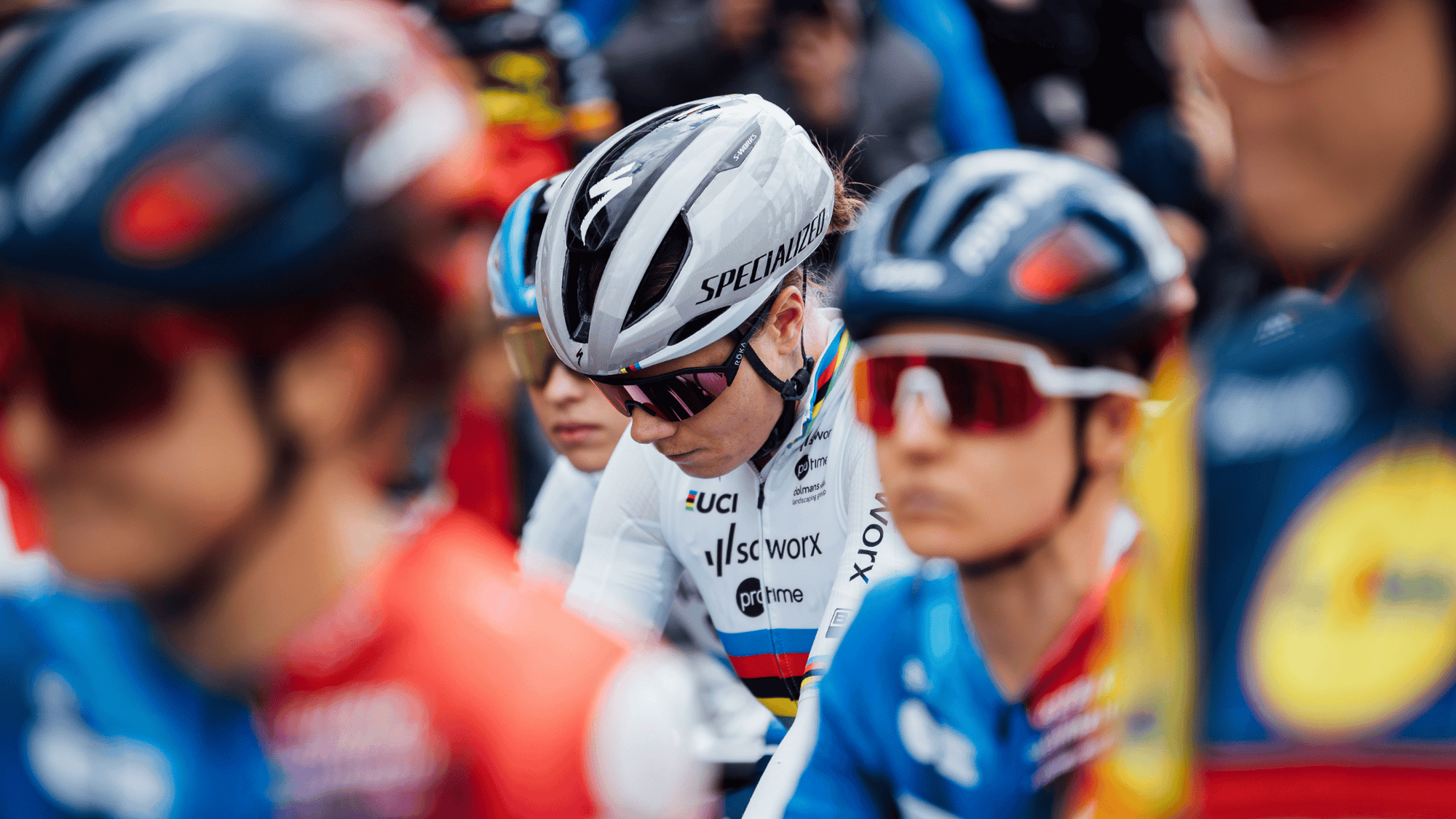 Lotte Kopecky at the 2024 Dwars Door Vlaanderen