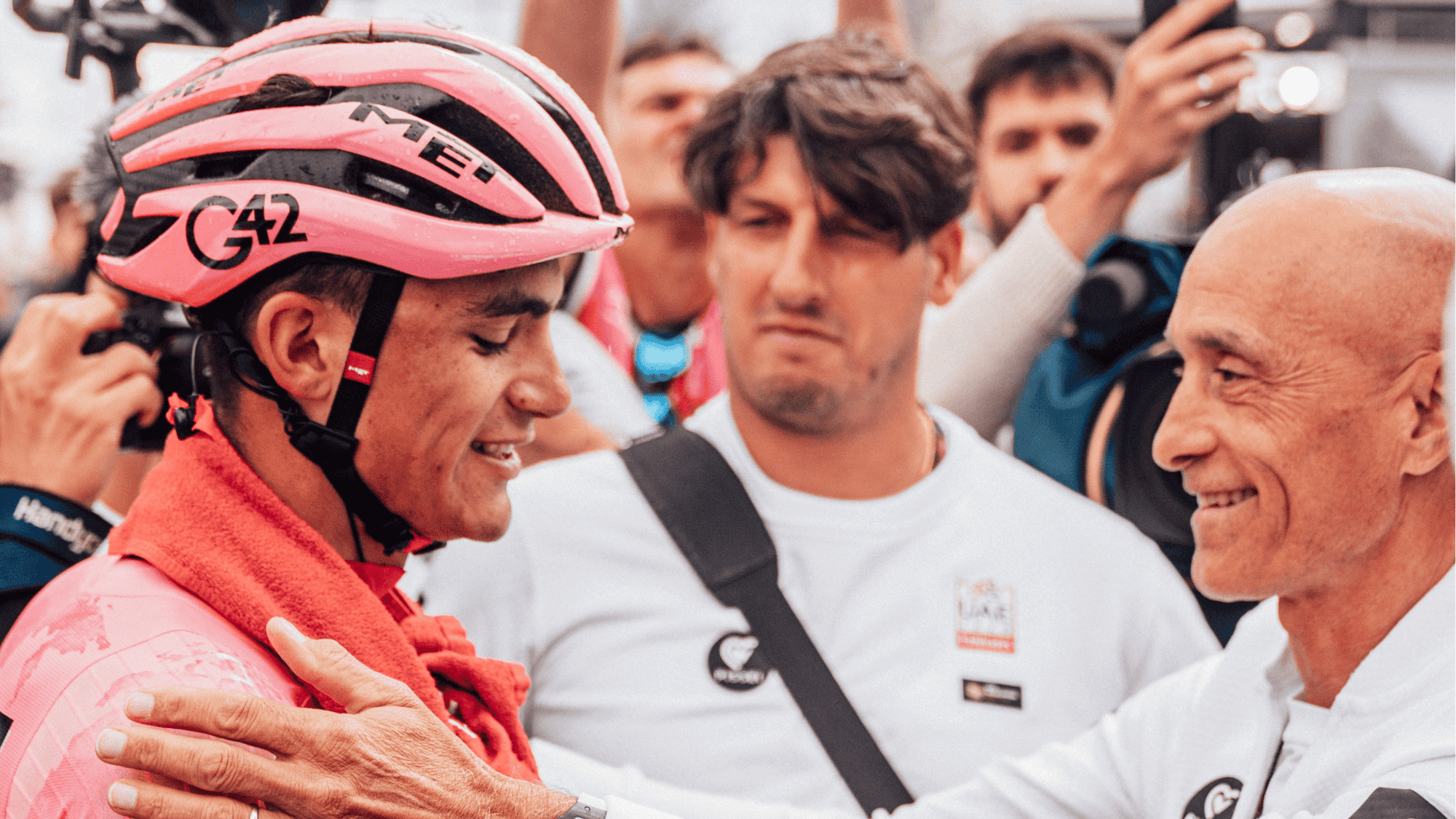 Isaac del Toro at the Giro d'Italia 2025