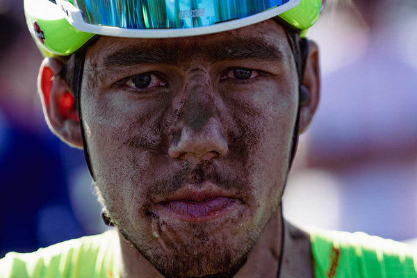 Faces of a Paris-Roubaix finish
