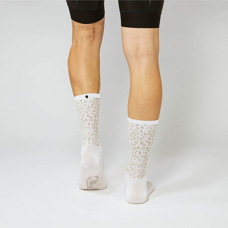 Fingerscrossed Socks - Giraffe - White/Sand