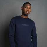 Rouleur Logo - Organic Sweatshirt - Unisex - French Navy