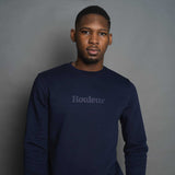Rouleur Logo - Organic Sweatshirt - Unisex - French Navy