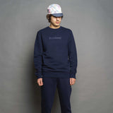 Rouleur Logo - Organic Sweatshirt - Unisex - French Navy