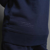 Rouleur Logo - Organic Sweatshirt - Unisex - French Navy