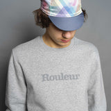 Rouleur Logo Organic Sweatshirt - Unisex - Grey