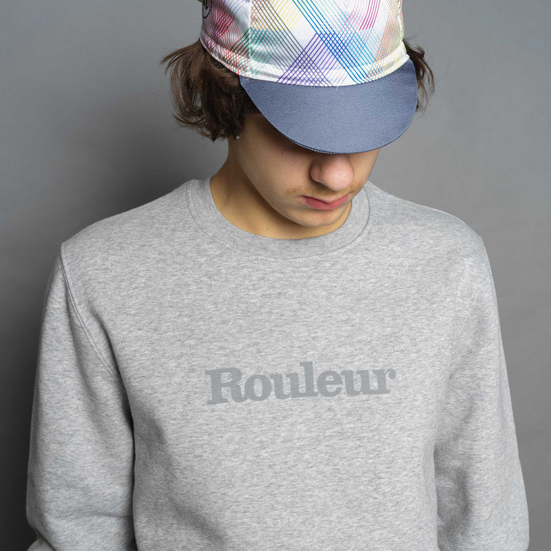 Rouleur Logo Organic Sweatshirt - Unisex - Grey