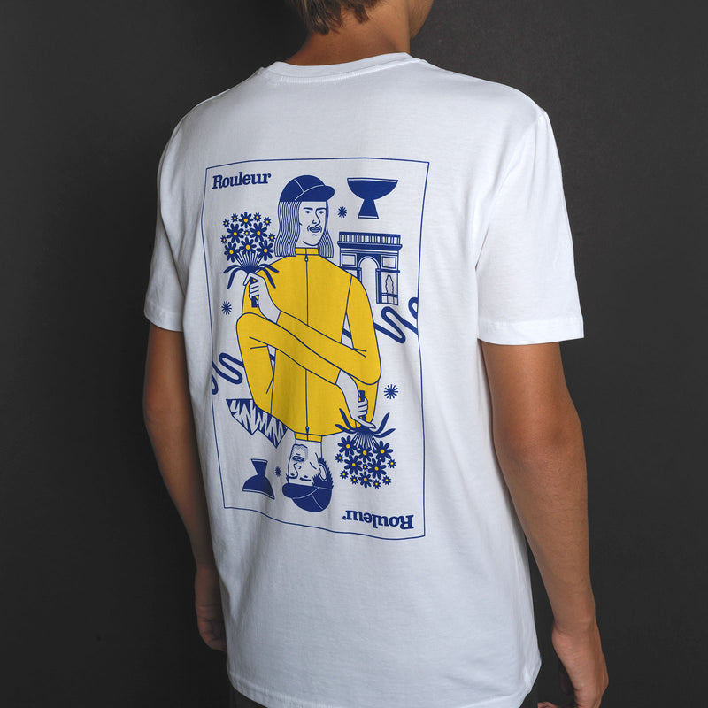 Rouleur - The Tours - Organic Unisex T-Shirt – White