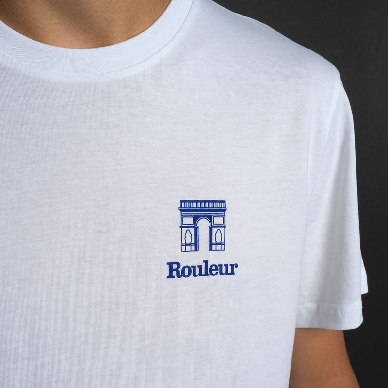 Rouleur - The Tours - Organic Unisex T-Shirt – White