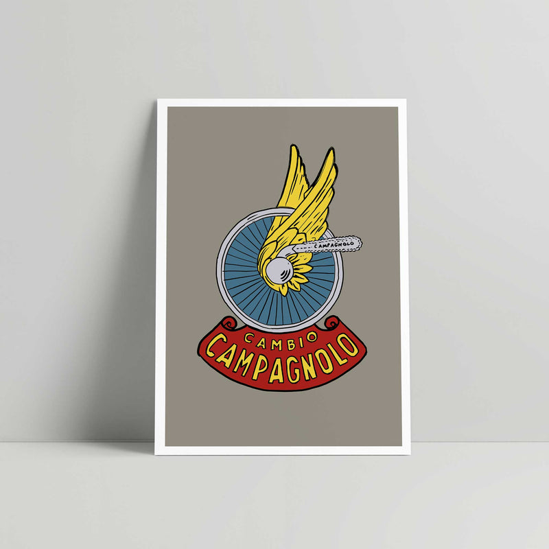 Campagnolo Angel Wings - Art Print - Pasche Design