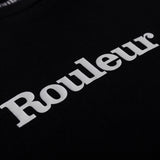 Rouleur Logo Organic Unisex T-Shirt - Black/White