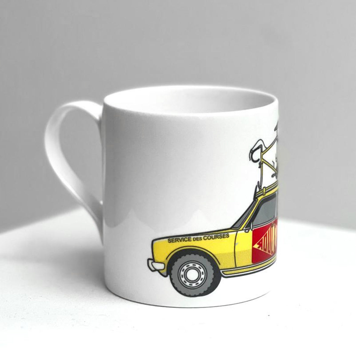Rouleur Team Cars Bone China Mugs