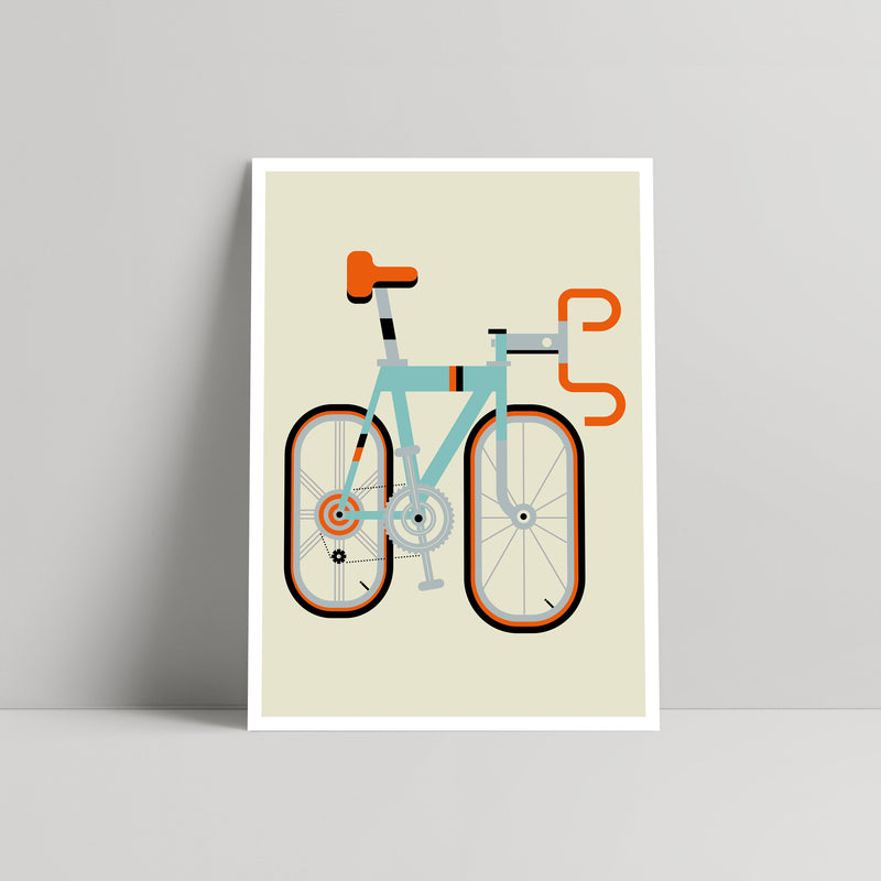 Cycling Technology - Art print - Mick Marston