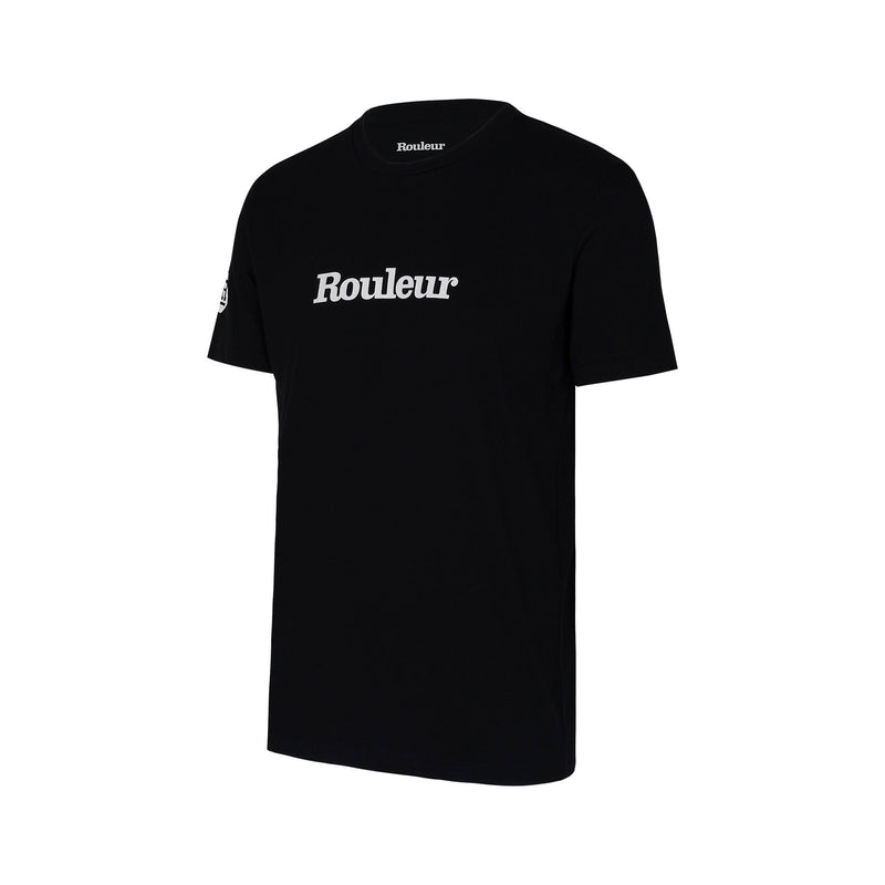 Rouleur Logo Organic Unisex T-Shirt - Black/White