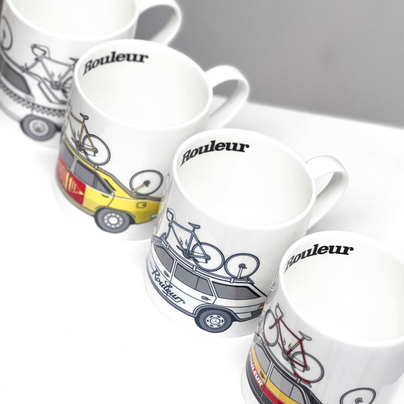 Rouleur Team Cars Bone China Mugs