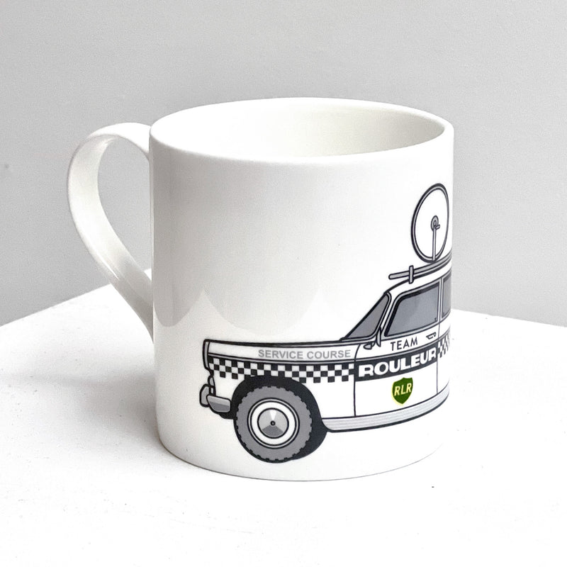 Rouleur Team Cars Bone China Mugs
