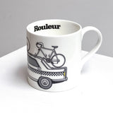 Rouleur Team Cars Bone China Mugs