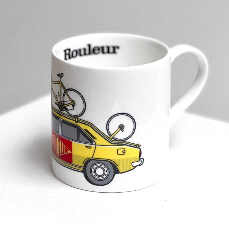 Rouleur Team Cars Bone China Mugs