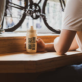 Rouleur Water Bottle Bidon - Ride Fast, Read Slow - Cream + Green