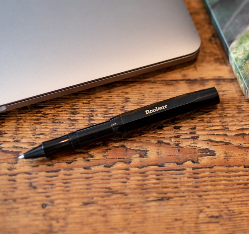 Rouleur x Kaweco Rollerball Pen - Black + Gold foil logo