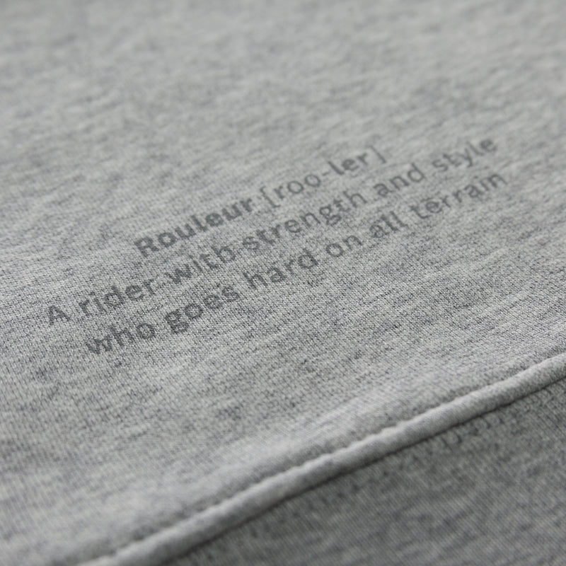 Rouleur Logo Organic Sweatshirt - Unisex - Grey