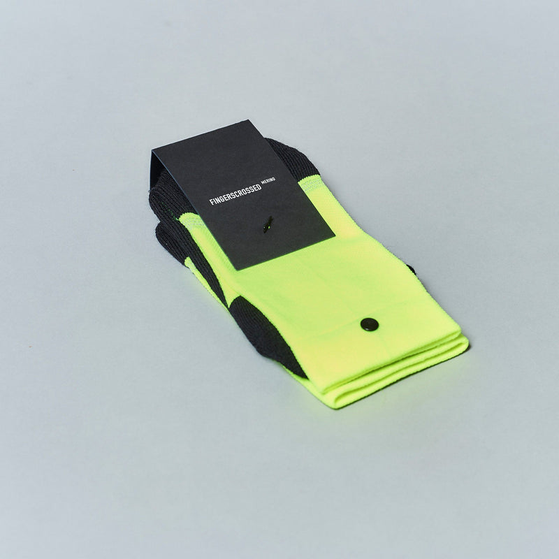 Fingerscrossed Merino Socks - Neon - Rouleur