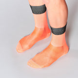 Fingerscrossed Socks - Block - Black/Shrimp - Rouleur