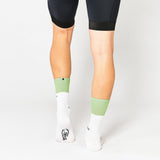 Fingerscrossed Socks - Block - Jade/White - Rouleur