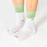 Fingerscrossed Socks - Block - Jade/White - Rouleur