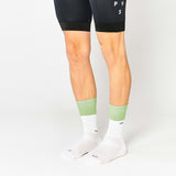 Fingerscrossed Socks - Block - Jade/White - Rouleur