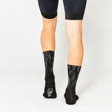 Fingerscrossed Socks - Lines - Black - Rouleur