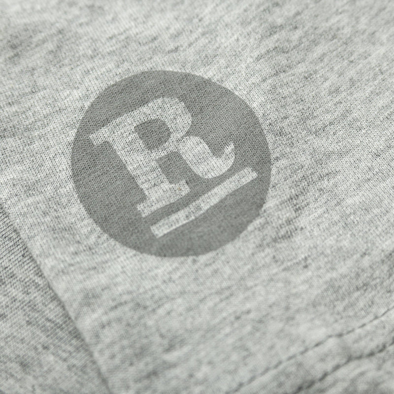 Rouleur Logo Organic T-Shirt – Tonal Grey - Rouleur