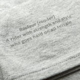 Rouleur Logo Organic T-Shirt – Tonal Grey - Rouleur