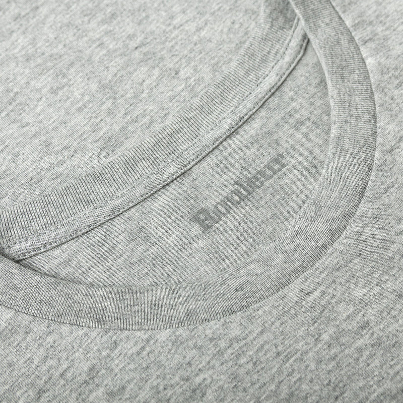 Rouleur Logo Organic T-Shirt – Tonal Grey - Rouleur