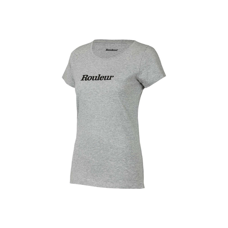 Rouleur Logo Women's T-Shirt - Grey - Rouleur