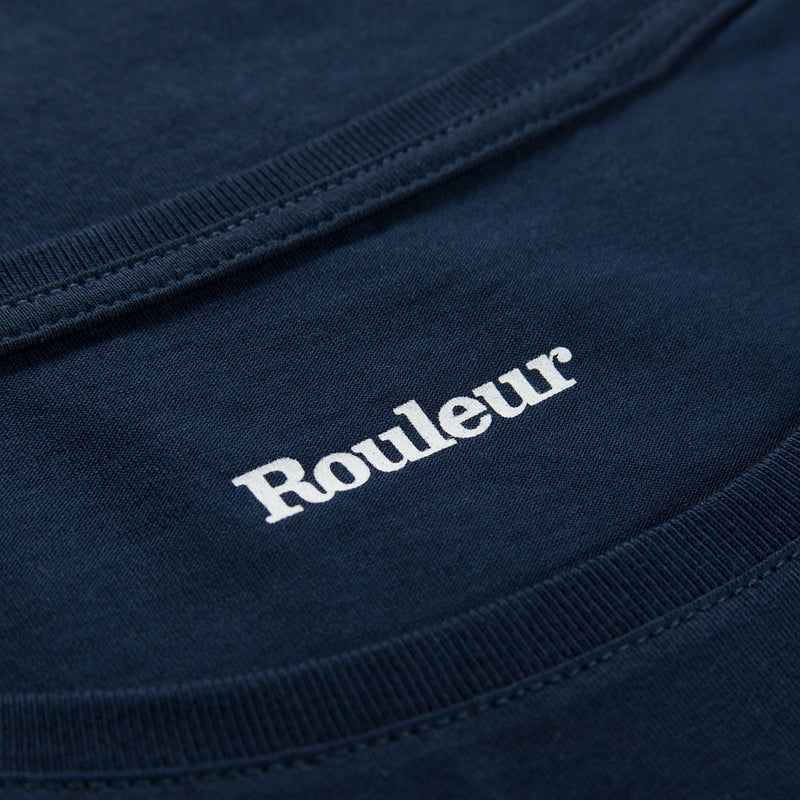 Rouleur Logo Women's T-Shirt - Navy - Rouleur